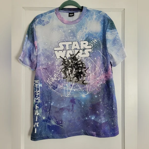 Primark Shirts Mens Primark Star Wars Visions Galaxy Graphic